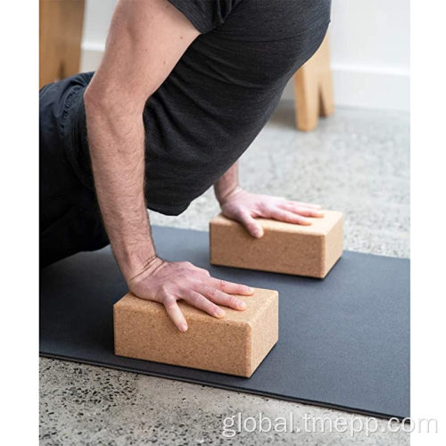 Cork Yoga Brick Custom Cork Yoga Block With Logo Supplier
